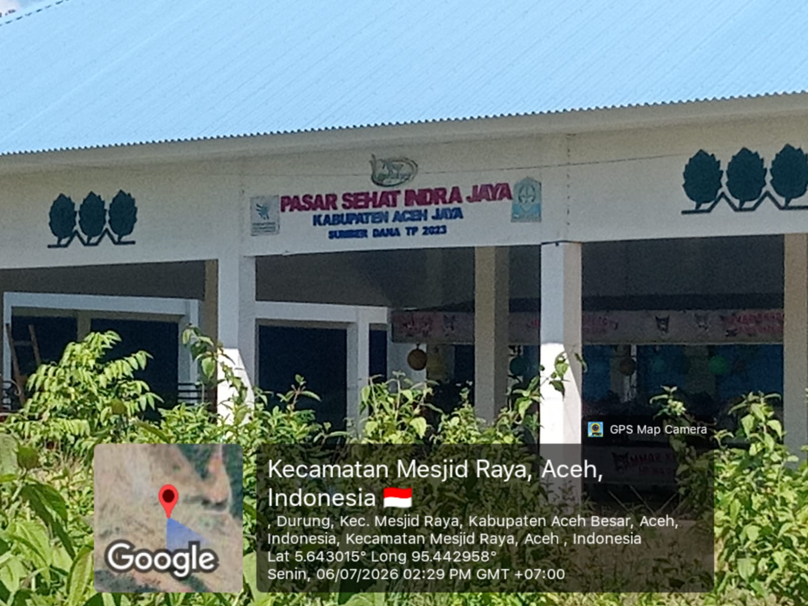 Pasar Sehat Indra Jaya Selesai Dibangun Tahun 2023, Kini Terlihat Sepi dan Kurang Dimanfaatkan